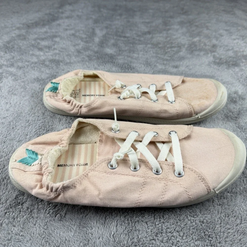 Time and Tru Light Memory Foam Shoes Womens 10 Pink‎